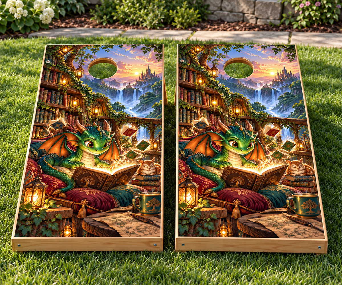 Emerald Dragon Library installed-board mockup; boards not included