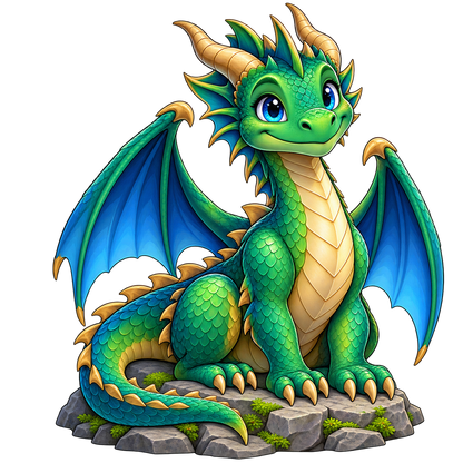 Emerald Sky Dragon standalone decal only