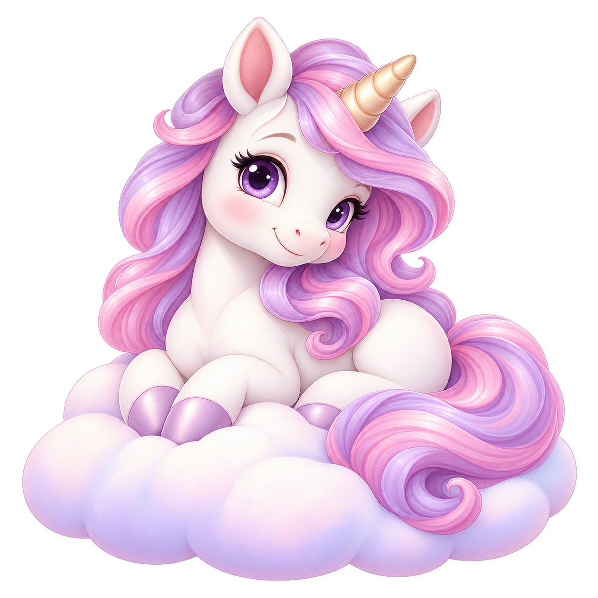 Enchanted Unicorn standalone decal only