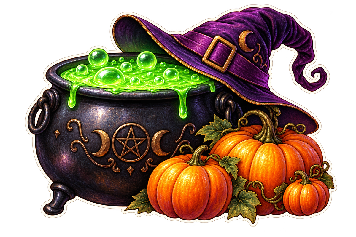 Enchanted Witch Cauldron standalone