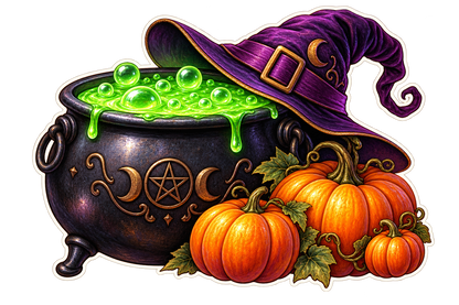 Enchanted Witch Cauldron standalone