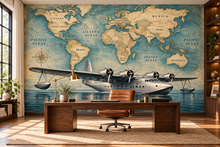 Ocean Voyager Flying Boat — home office mockup