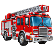 Firehouse Rescue Truck standalone decal only