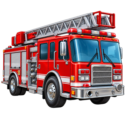 Firehouse Rescue Truck standalone decal only