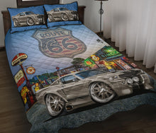 Mustang Eleanor Route 66 Quilt Set
