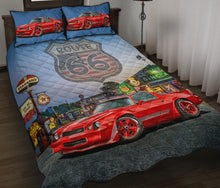 1981 Chevy Camaro Red Route 66 Quilt Art Designs Set view 1