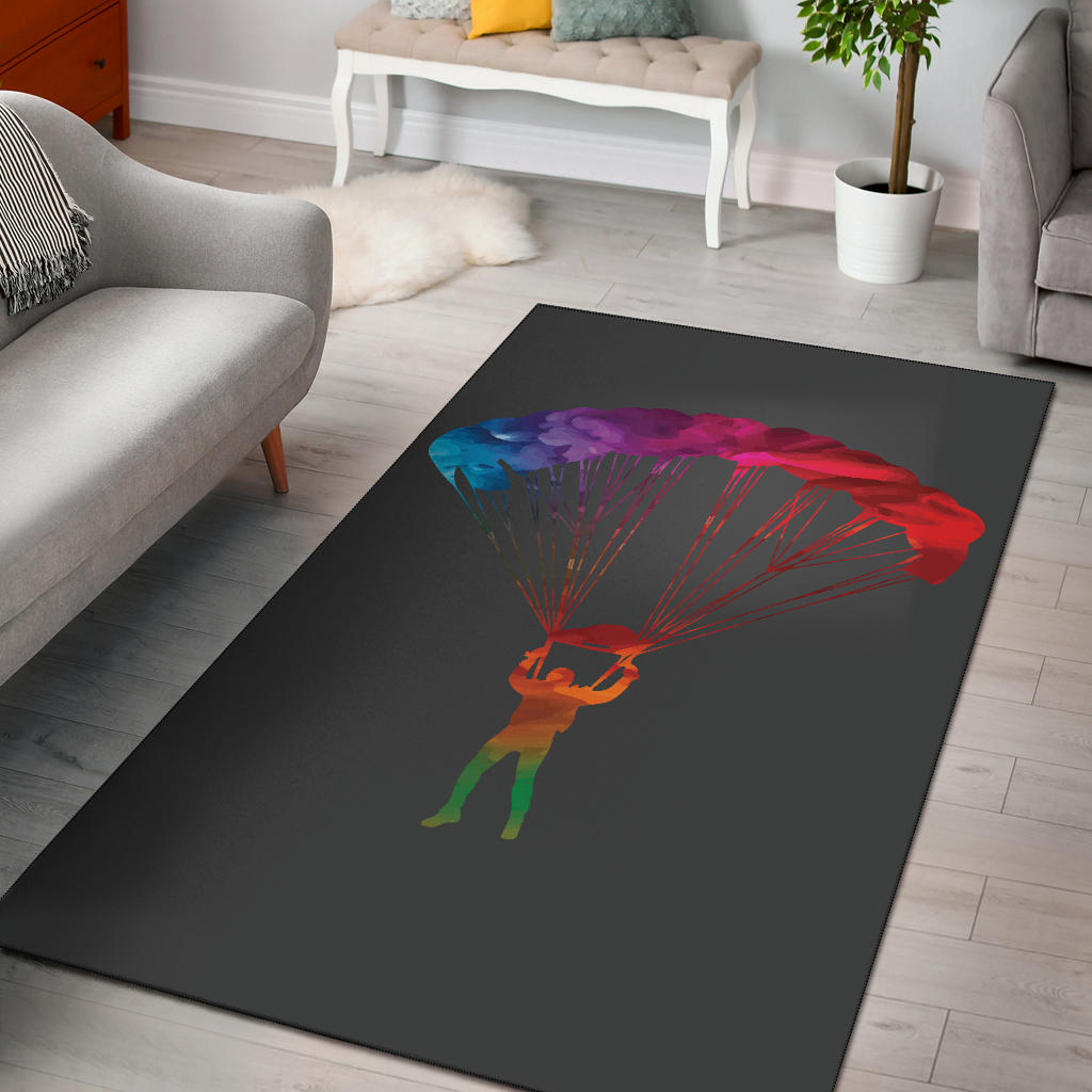 Colorful Parachuter Rug