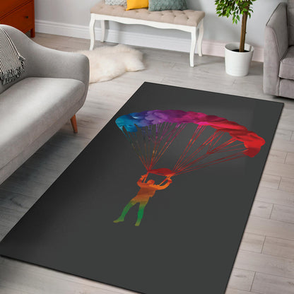 Colorful Parachuter Rug