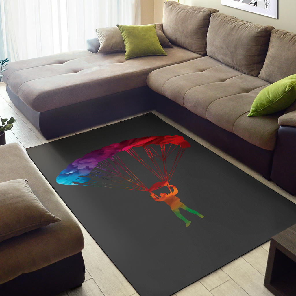 Colorful Parachuter Rug