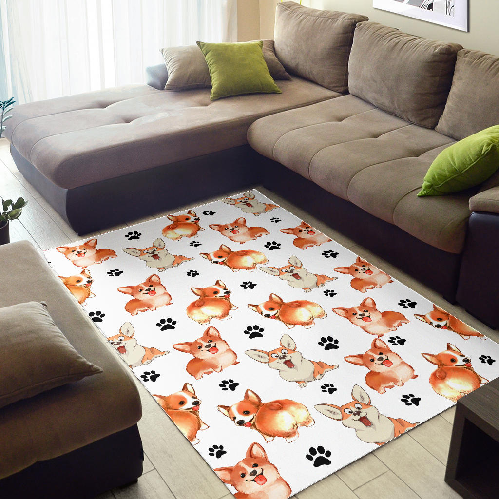 Let's Rug Corgi - Rug – Let's Print Big