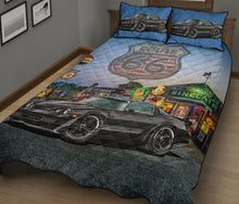 1981 Camaro Black Muscle Car Route 66 Quilt Art Designs Set view B