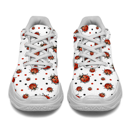 Ladybug Chunky Sneakers (White)