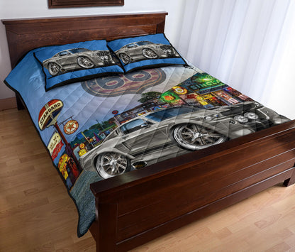 Mustang Eleanor Route 66 Quilt Set