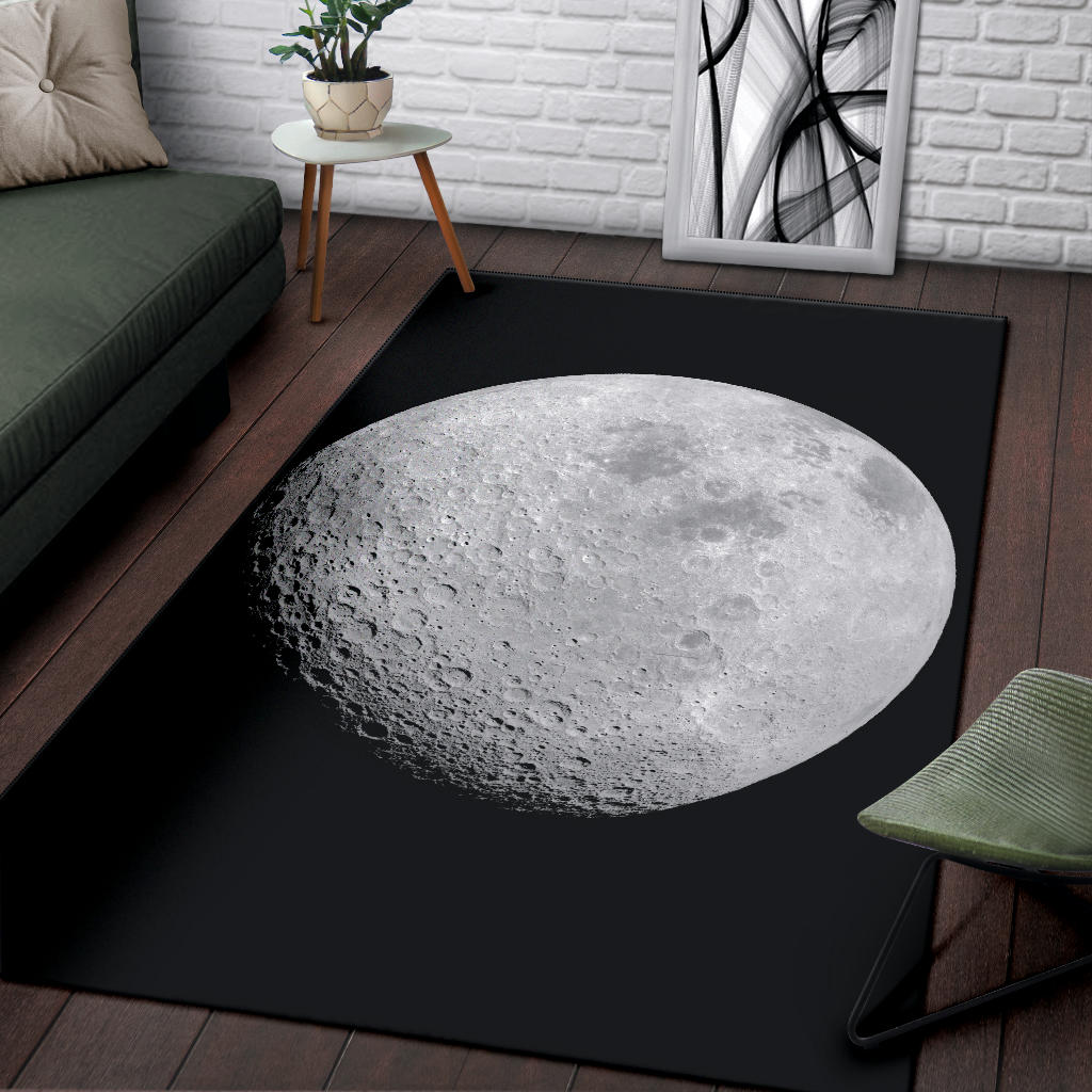 Moon From Apollo 16 Rug