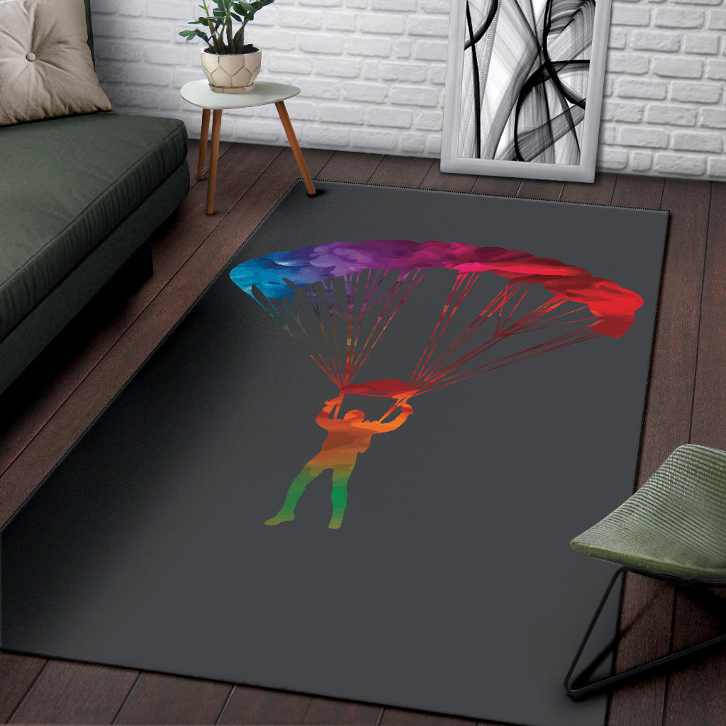 Colorful Parachuter Rug