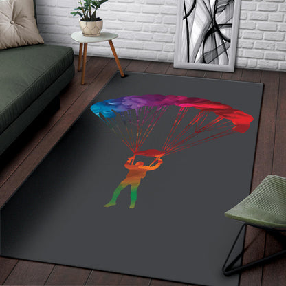 Colorful Parachuter Rug