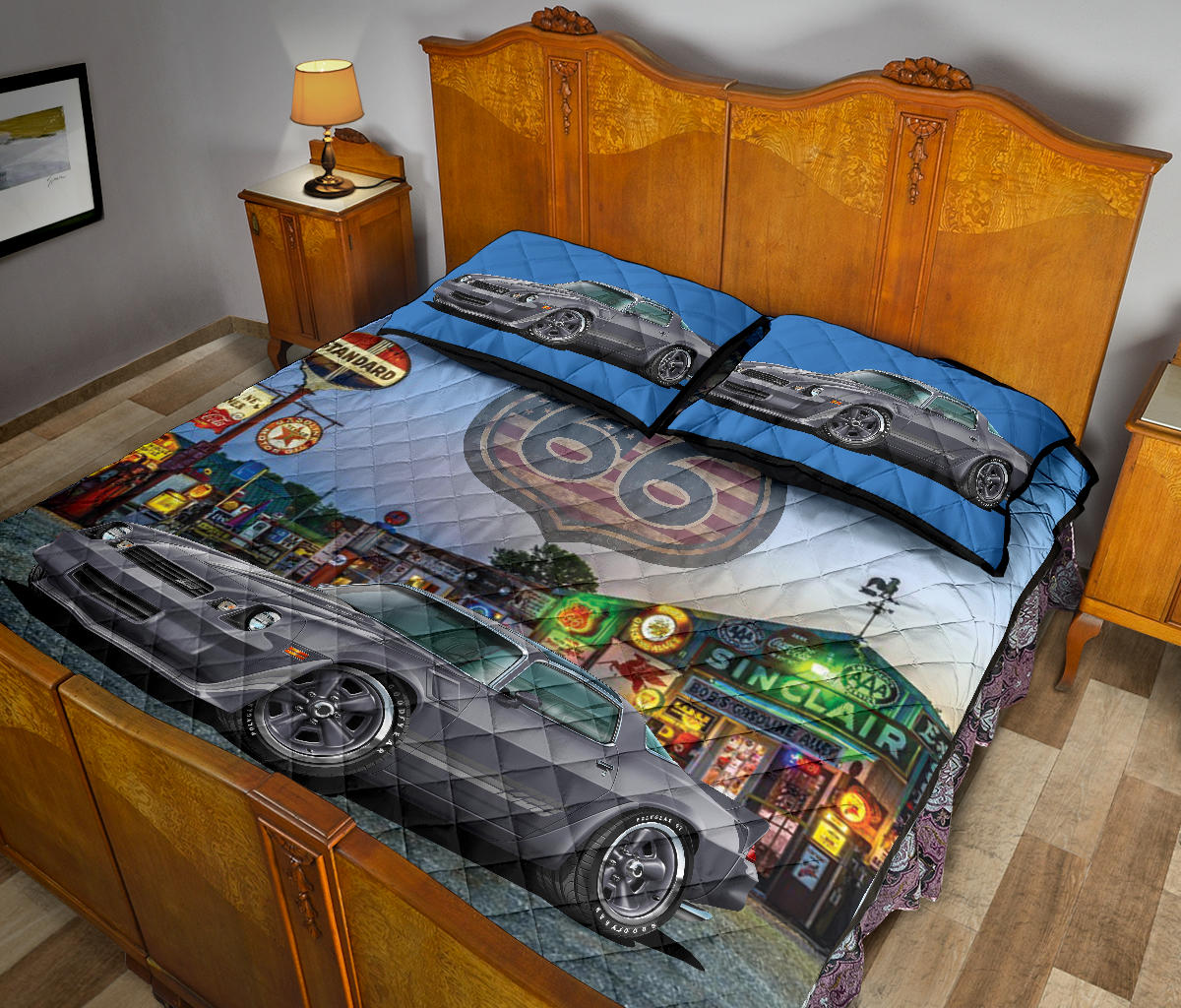 1981 Chevy Camaro Gray Route 66 Quilt Art Designs Set view 4