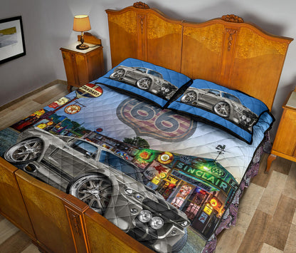 Mustang Eleanor Route 66 Quilt Set