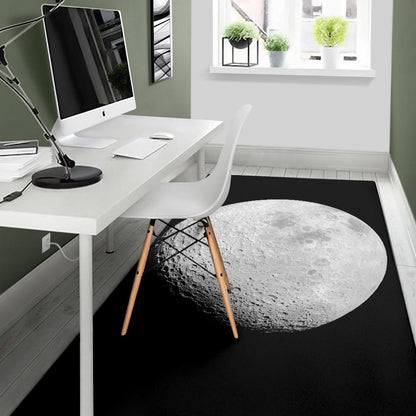 Moon From Apollo 16 Rug