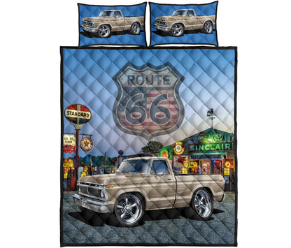 1972 Ford F100 Route 66 Quilt Set