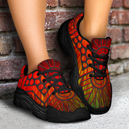 3D Mandala Chunky Sneakers
