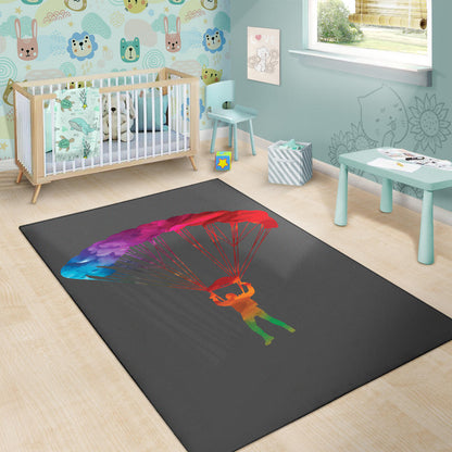 Colorful Parachuter Rug