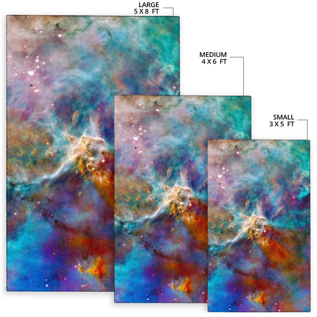 Carina Nebula  HDR Floor Rug