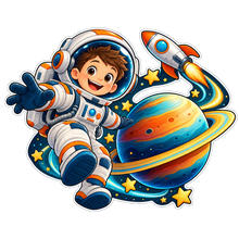Galaxy Explorer Astronaut standalone decal only