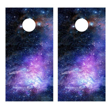 Galaxy Design Cornhole Board Decals