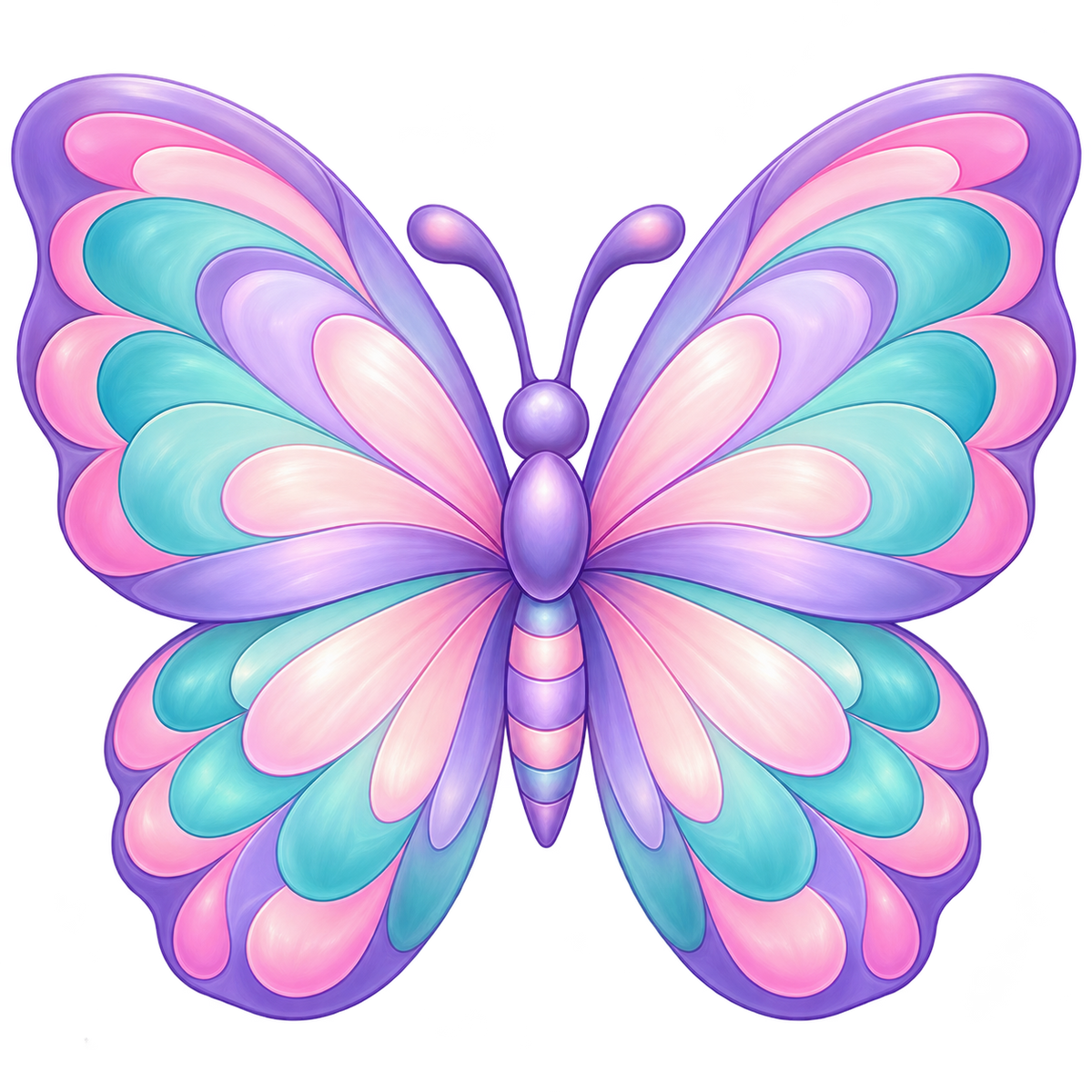 Garden Butterfly standalone decal only