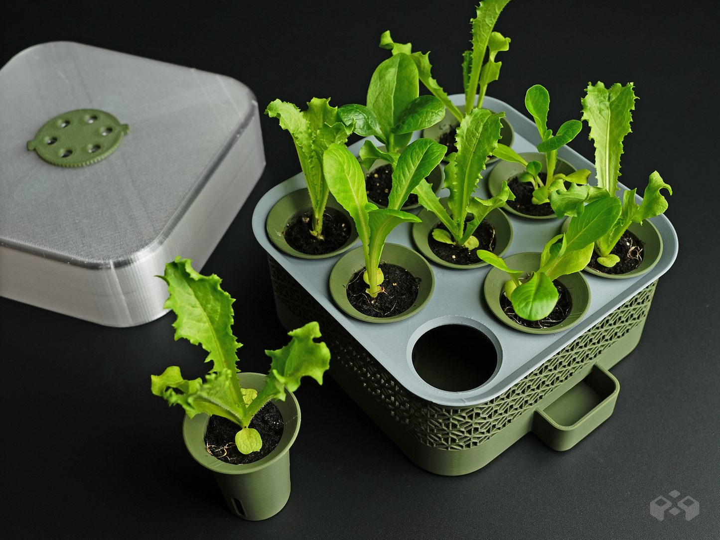 Self Watering Seed Starter with Modular Grow Kit