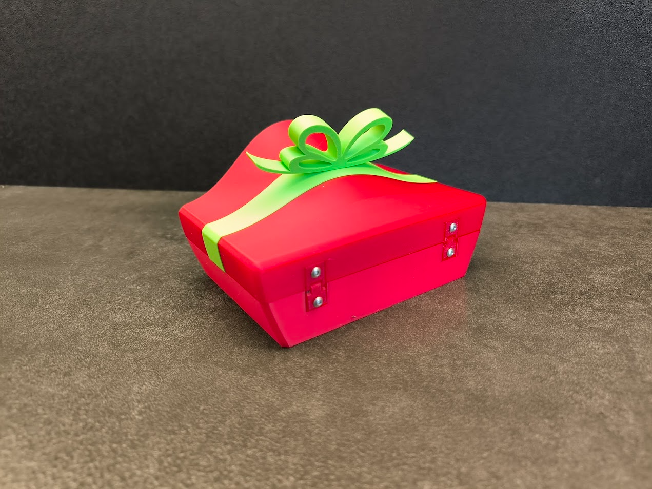 Cute Gift Box With Eyes and Teeth