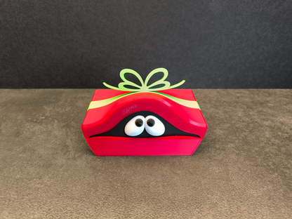 Cute Gift Box With Eyes and Teeth