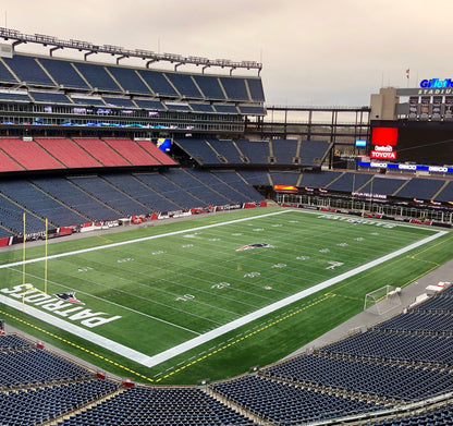 Empty Gillette Stadium Football Wall Mural