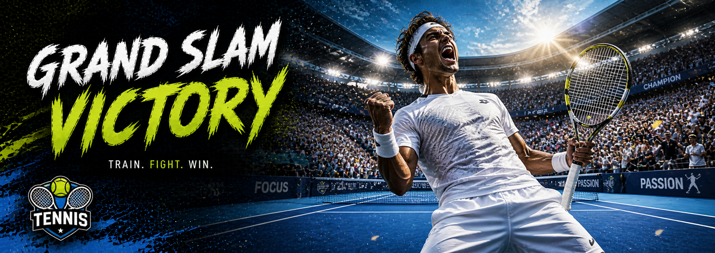 Tennis Grand Slam Victory Desk Mat