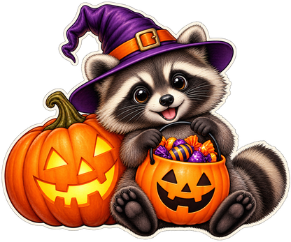Halloween Trickster Raccoon standalone