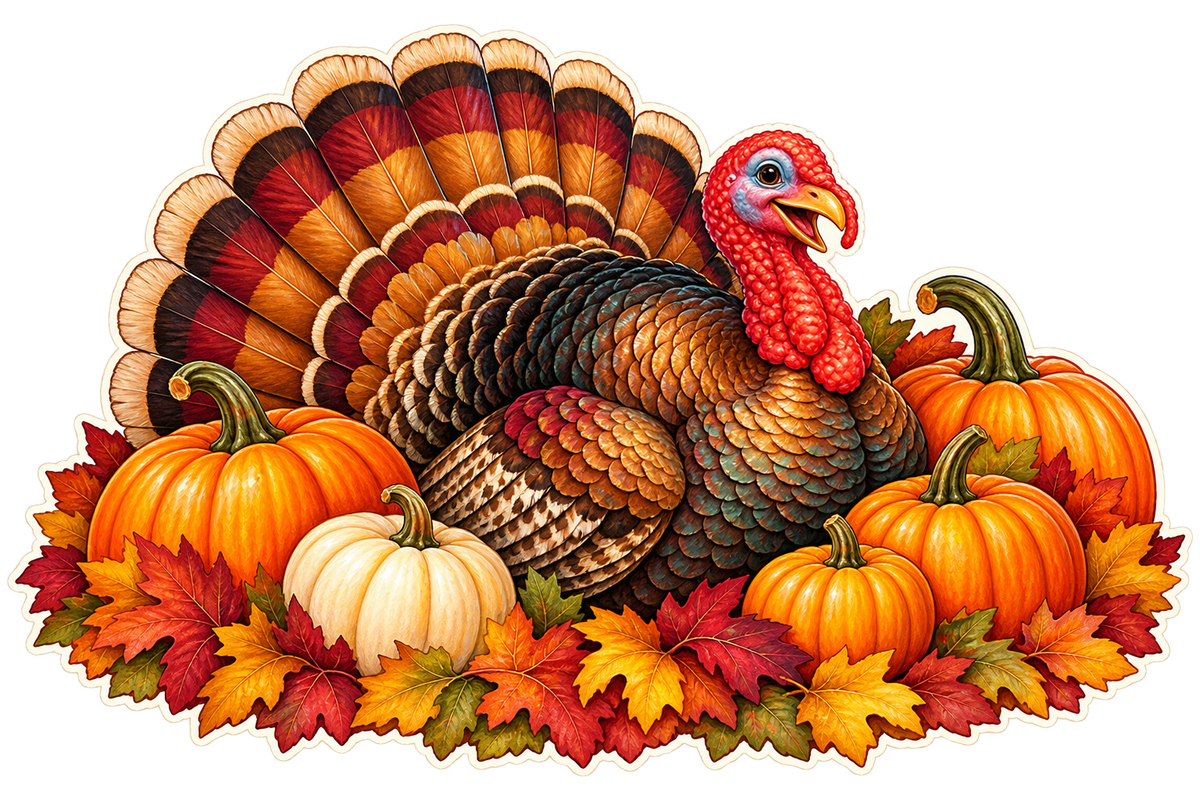 Harvest Turkey standalone decal artwork