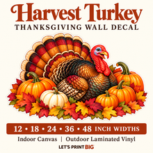 Harvest Turkey summary – width-based sizes and material choices