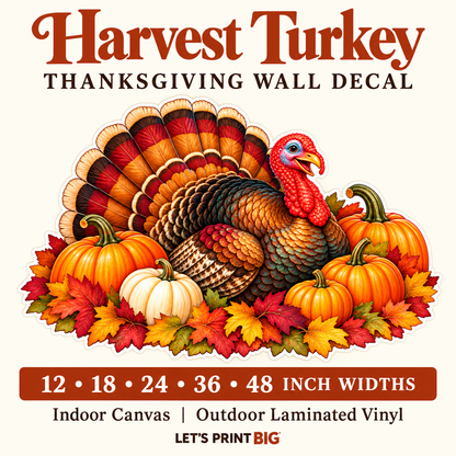 Harvest Turkey summary – width-based sizes and material choices