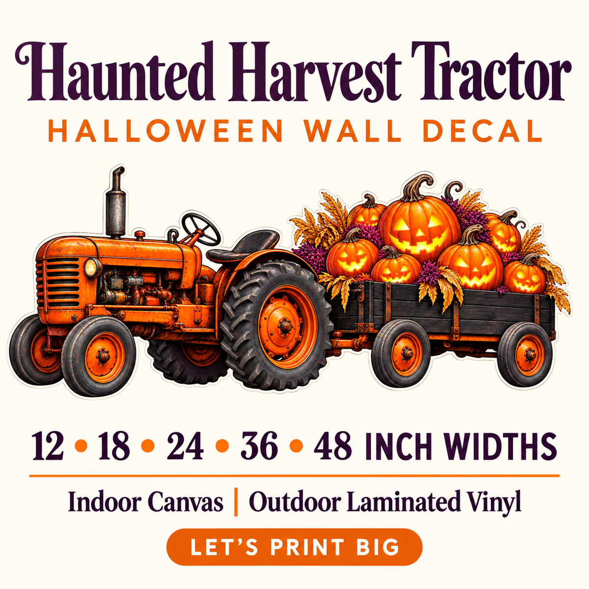 Haunted Harvest Tractor summary