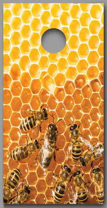 Honey Bee Theme A Corn hole Wraps Decals - 150687
