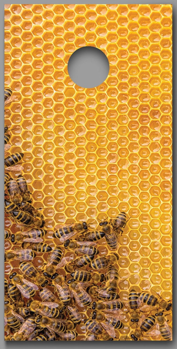 Honey Bee Theme B Corn hole Wraps Decals - 150688