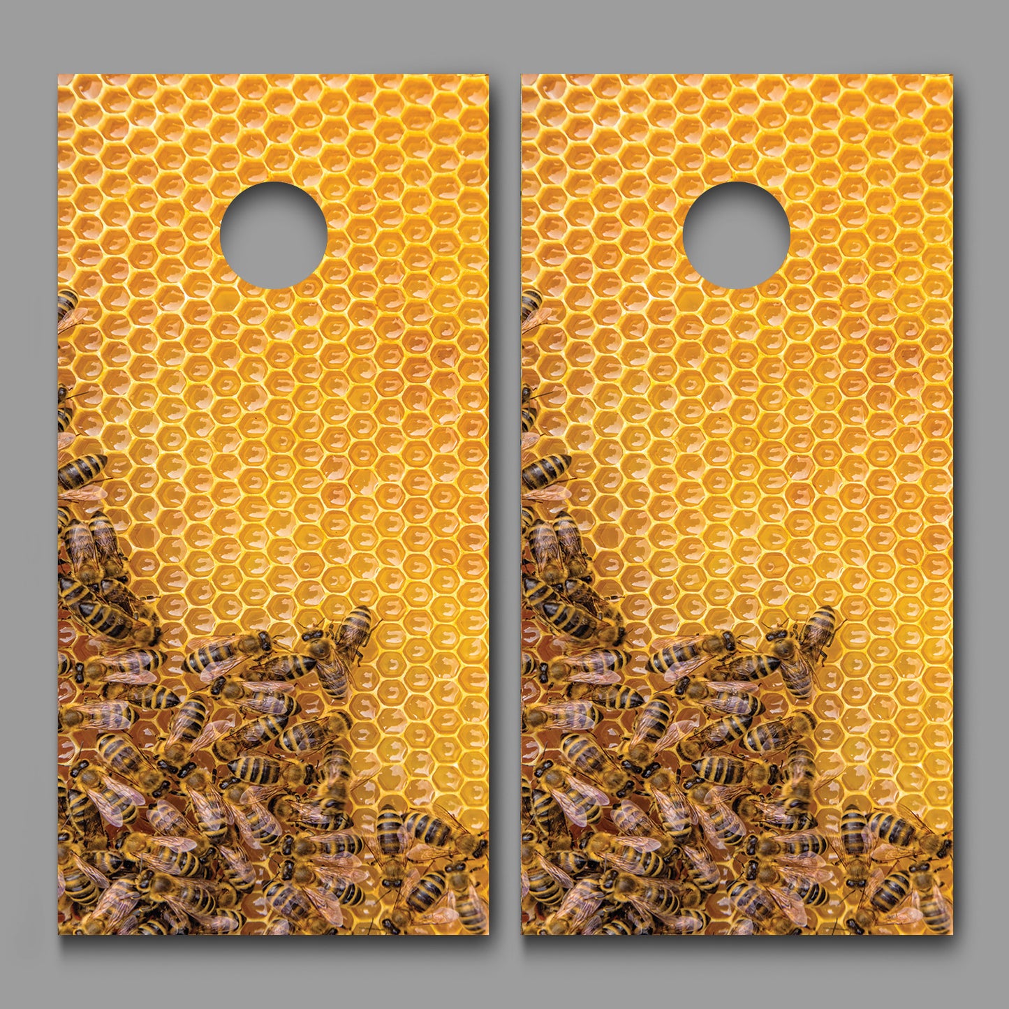 Honey Bee Theme B Corn hole Wraps Decals - 150688