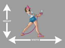 Pinup Girl with Spray Gun Wall Art Decal