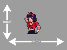 Vintage Cartoon Pinup Woman Wall Art Decal