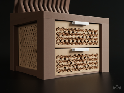 IPad Stand Riser with Kumiko Drawer