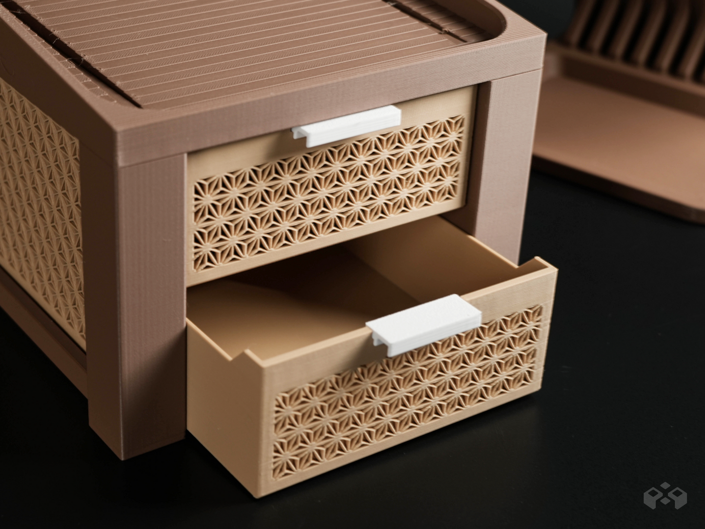 IPad Stand Riser with Kumiko Drawer