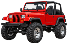 1987 Jeep Wrangler YJ 4x4 Bright Red – Contour Cut Decal artwork