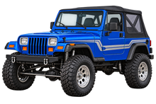 1989 Jeep Wrangler YJ 4x4 Electric Blue – Contour Cut Decal artwork