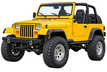 1993 Jeep Wrangler YJ 4x4 Sunburst Yellow – Contour Cut Decal artwork